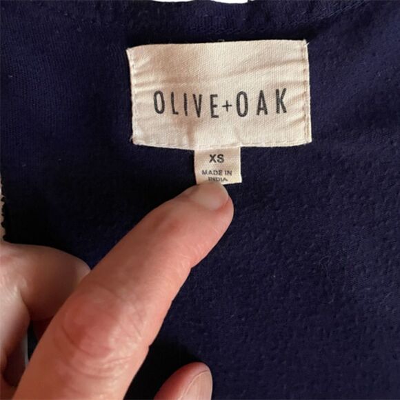 Olive + Oak Navy Tank Dress Size XS - Picture 5 of 9